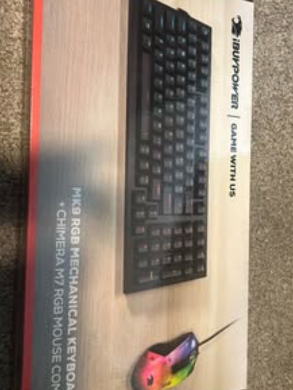 NEW iBuyPower MK9 mechanical keyboard + Chimera M7 gaming combo Factory Sealed
